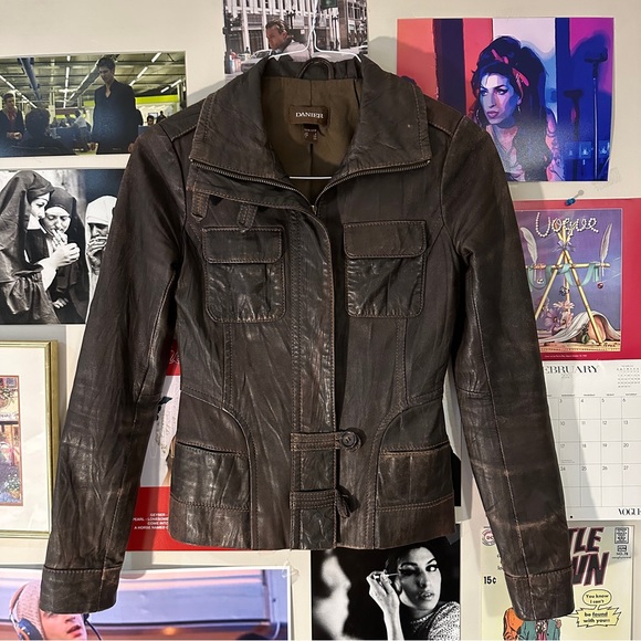 Vintage Danier Moto Jacket - Picture 1 of 7